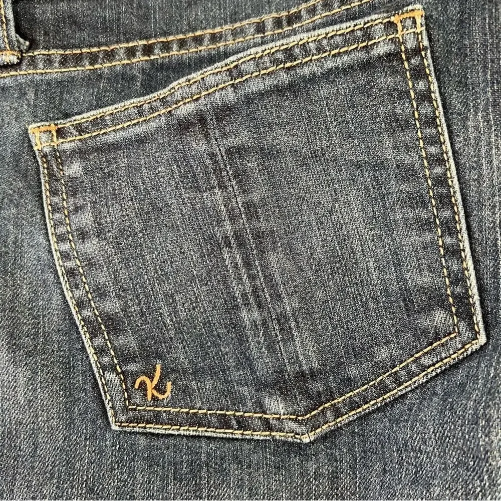 KUT from the Kloth Denim Jean Shorts Bermuda Length Jorts Size 4